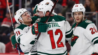 Next Story Image: Wild win 2nd straight road game, beat Red Wings 3-2